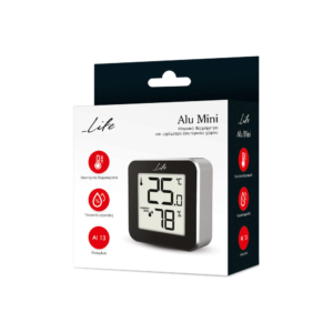 Ψηφιακό Θερμόμετρο, alu mini, 221 0118, life, alfa electric4